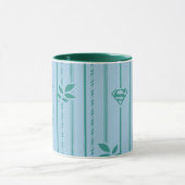 Supergirl Leaf Pattern Blue Mok (Midden)
