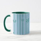Supergirl Leaf Pattern Blue Mok (Links)