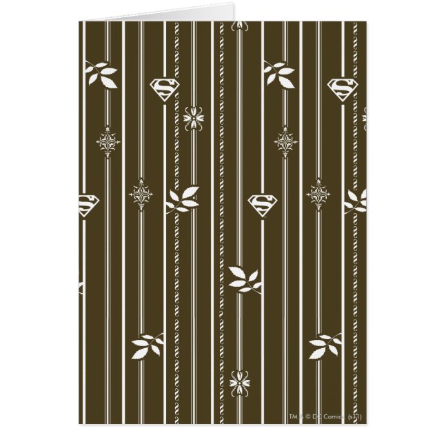 Supergirl Leaf Pattern Brown (Voorkant)