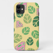 Supergirl Leaf Pattern Case-Mate iPhone Case (Achterkant)