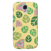 Supergirl Leaf Pattern Case-Mate Samsung Galaxy Hoesje (Achterkant)