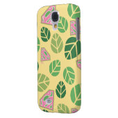 Supergirl Leaf Pattern Case-Mate Samsung Galaxy Hoesje (Achterkant Links)