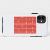 Supergirl Leaf Pattern Red Case-Mate iPhone Case (Achterkant (horizontaal))