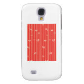 Supergirl Leaf Pattern Red Case-Mate Samsung Galaxy Hoesje (Achterkant)