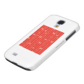 Supergirl Leaf Pattern Red Case-Mate Samsung Galaxy Hoesje (Onderkant)