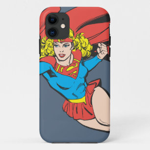Supergirl Leaps en Punches Case-Mate iPhone Case