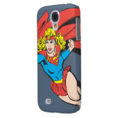 Supergirl Leaps en Punches Case-Mate Samsung Galaxy Hoesje (Achterkant Links)