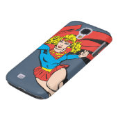 Supergirl Leaps en Punches Case-Mate Samsung Galaxy Hoesje (Onderkant)