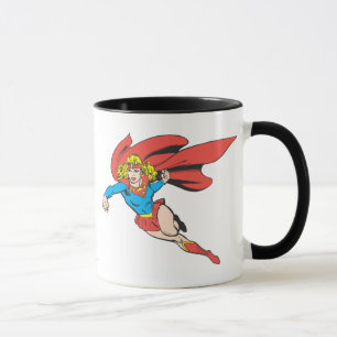Supergirl Leaps en Punches Mok
