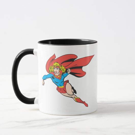 Supergirl Leaps en Punches Mok (Links)