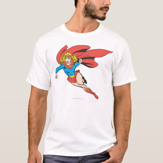 Supergirl Leaps en Punches T-shirt (Voorkant)