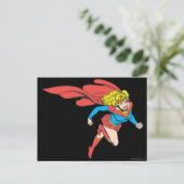 Supergirl leaps Rechts Briefkaart (Staand voorkant)