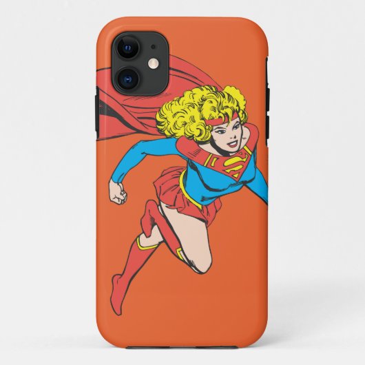 Supergirl leaps Rechts Case-Mate iPhone Case (Achterkant)