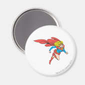 Supergirl leaps Rechts Magneet (Voorkant / Achterkant)