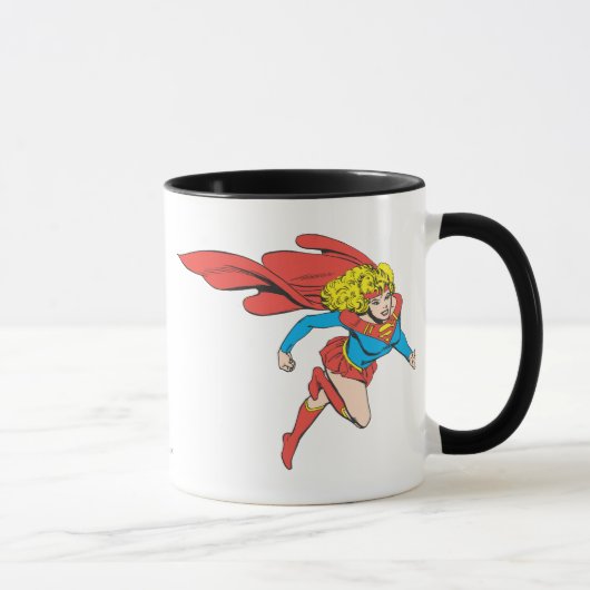 Supergirl leaps Rechts Mok (Rechts)