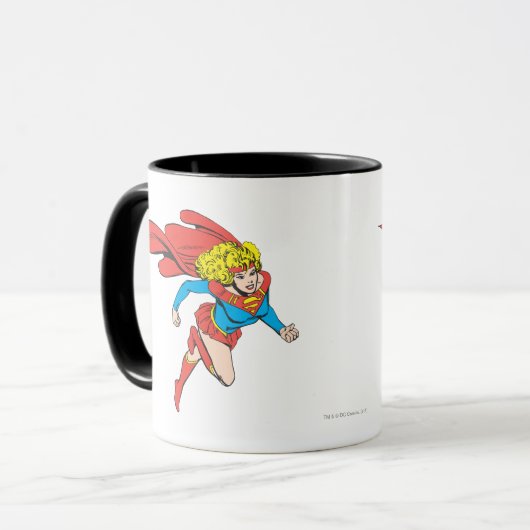 Supergirl leaps Rechts Mok (Voorkant links)