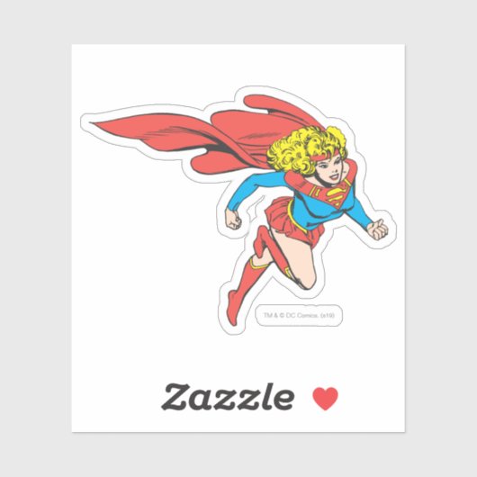 Supergirl leaps Rechts Sticker (Vel)