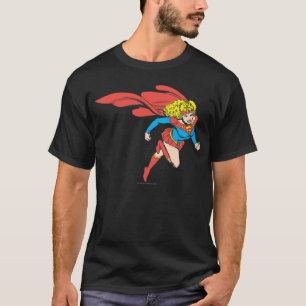 Supergirl leaps Rechts T-shirt