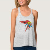 Supergirl leaps Rechts Tanktop (Voorkant)