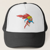 Supergirl leaps Rechts Trucker Pet (Voorkant)