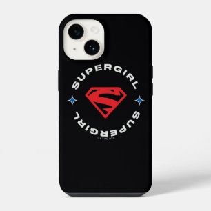 Supergirl Leeftijd van Helden Cirkel S-Schild iPhone 14 Hoesje