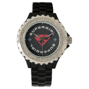 Supergirl Leeftijd van Helden Cirkel S-Shield Horloge
