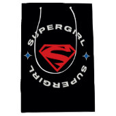 Supergirl Leeftijd van Helden Cirkel S-Shield Medium Cadeauzakje (Voorkant)