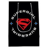 Supergirl Leeftijd van Helden Cirkel S-Shield Medium Cadeauzakje (Achterkant)