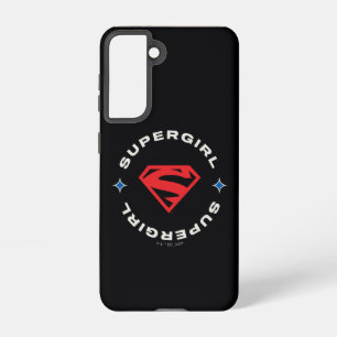 Supergirl Leeftijd van Helden Cirkel S-Shield Samsung Galaxy Hoesje