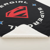 Supergirl Leeftijd van Helden Cirkel S-Shield Sherpa Deken (3/4)