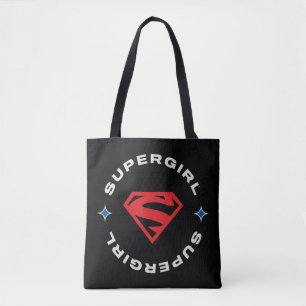 Supergirl Leeftijd van Helden Cirkel S-Shield Tote Bag