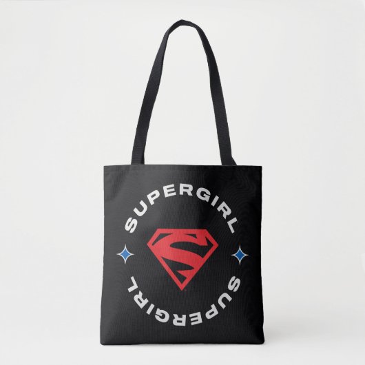 Supergirl Leeftijd van Helden Cirkel S-Shield Tote Bag (Voorkant)