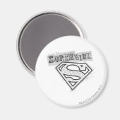 Supergirl Logo 1 Magneet (Voorkant / Achterkant)