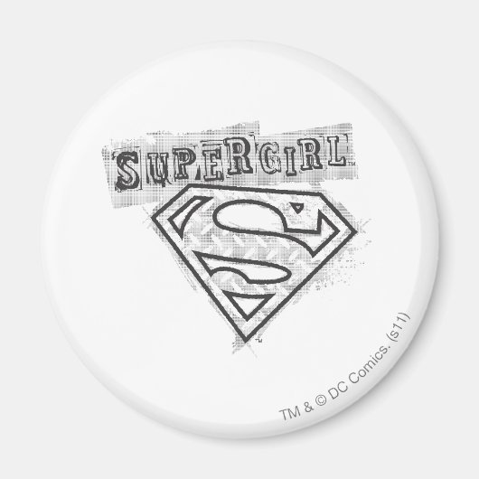 Supergirl Logo 1 Magneet (Voorkant)