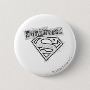 Supergirl Logo 1 Ronde Button 5,7 Cm