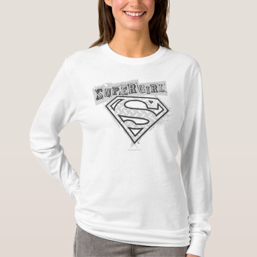 Supergirl Logo 1 T-shirt (Voorkant)