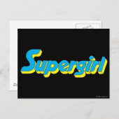 Supergirl Logo Briefkaart (Voorkant / Achterkant)