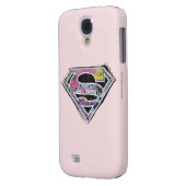 Supergirl Logo Collage Case-Mate Samsung Galaxy Hoesje (Achterkant Links)