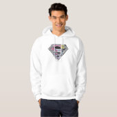 Supergirl Logo Collage Hoodie (Voorkant volledig)