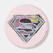 Supergirl Logo Collage Magneet (Voorkant)
