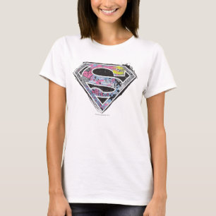 Supergirl Logo Collage T-shirt