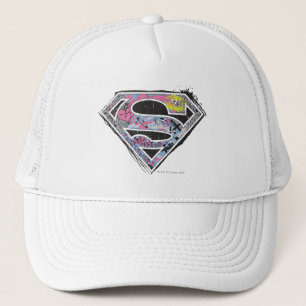 Supergirl Logo Collage Trucker Pet