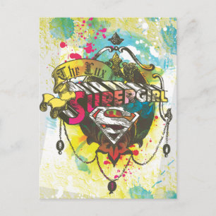 Supergirl Logo De Lux Briefkaart