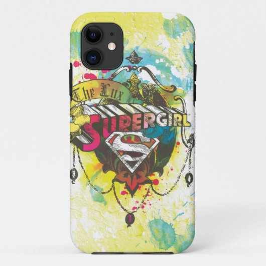 Supergirl Logo De Lux Case-Mate iPhone Case (Achterkant)