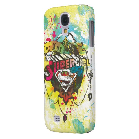 Supergirl Logo De Lux Case-Mate Samsung Galaxy Hoesje (Achterkant Links)