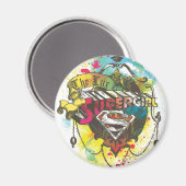 Supergirl Logo De Lux Magneet (Voorkant / Achterkant)