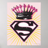 Supergirl-Logo met Crown Poster (Voorkant)