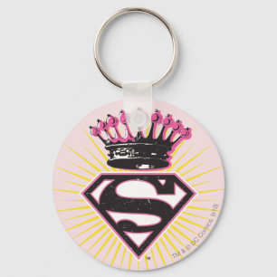 Supergirl-Logo met Crown Sleutelhanger