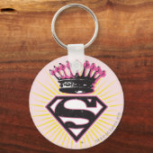 Supergirl-Logo met Crown Sleutelhanger (Voorkant)