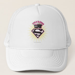 Supergirl-Logo met Crown Trucker Pet